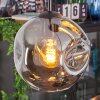 Ripoll Lampadario a sospensione, Lampada a sfera, Lampada a sospensione a cluster Grigio fumo, 4-Luci