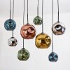 Ripoll Lampadario a sospensione, Lampada a sfera, Lampada a sospensione Écru, Nero, 8-Luci