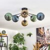 Koyoto Plafoniera, Lampada a sfera 73 cm Blu, Oro, Verde, 6-Luci