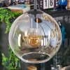 Koyoto Lampadario a sospensione, Lampada a sfera, Lampada a sospensione a cluster Ambrato, Chiaro, 4-Luci