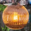 Koyoto Lampadario a sospensione, Lampada a sfera, Lampada a sospensione a cluster Blu, Verde, Ramato, 4-Luci