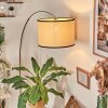 Chellas Lampada da terra Cromo, Nero, 1-Luce