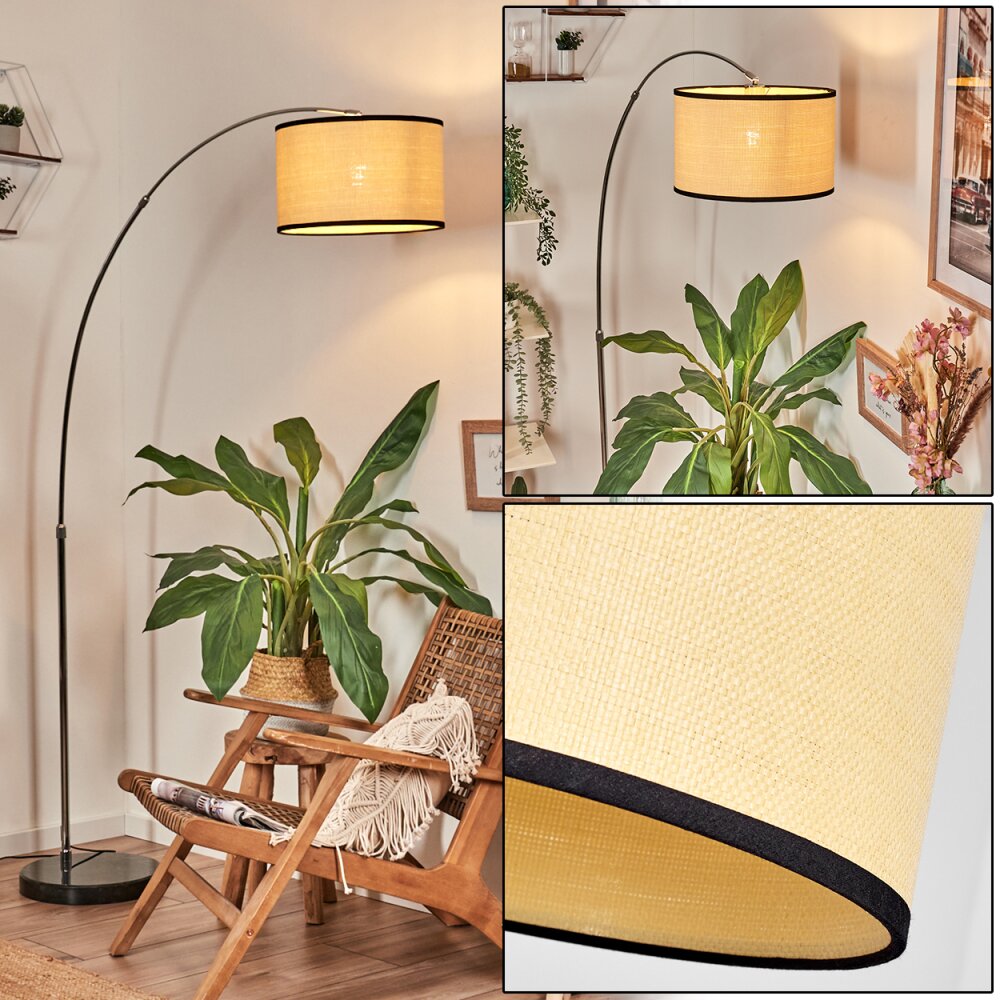 Chellas Lampada da terra Cromo, Nero, 1-Luce main product photo