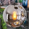 Koyoto Lampadario a sospensione, Lampada a sfera, Lampada a sospensione a cluster Cromo, Grigio fumo, 4-Luci
