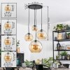 Koyoto Lampada a sfera, Lampada a sospensione a cluster Ambrato, 4-Luci