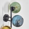 Koyoto Lampada a sfera, Applique Blu, Oro, Verde, 3-Luci