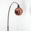 Koyoto Lampada da terra, Lampade ad arco Nero, 1-Luce