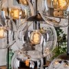 Gastor Lampadario a sospensione, Lampada a sfera, Lampada a sospensione Ambrato, Cromo, Chiaro, Grigio fumo, 8-Luci
