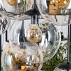 Gastor Lampadario a sospensione, Lampada a sfera, Lampada a sospensione Ambrato, Chiaro, Grigio fumo, 8-Luci