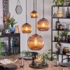 Koyoto Lampadario a sospensione, Lampada a sfera, Lampada a sospensione a cluster Ramato, 4-Luci