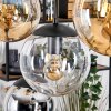 Gastor Lampadario a sospensione, Lampada a sfera, Lampada a sospensione Ambrato, Cromo, Chiaro, Grigio fumo, 8-Luci