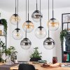 Gastor Lampadario a sospensione, Lampada a sfera, Lampada a sospensione Ambrato, Chiaro, Grigio fumo, 8-Luci