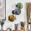 Koyoto Lampada a sfera, Applique Oro, Nero, 3-Luci