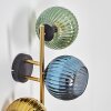Koyoto Lampada a sfera, Applique Oro, Nero, 3-Luci