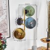 Koyoto Lampada a sfera, Applique Oro, Nero, 3-Luci