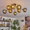 Ripoll Plafoniera, Lampada a sfera Blu, Oro, Verde, 8-Luci