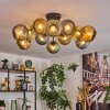 Koyoto Plafoniera, Lampada a sfera 89 cm Blu, Oro, Verde, 12-Luci