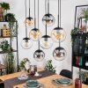 Gastor Lampadario a sospensione, Lampada a sfera, Lampada a sospensione Ambrato, Chiaro, Grigio fumo, 8-Luci