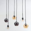 Ripoll Lampadario a sospensione, Lampada a sfera, Lampada a sospensione Ambrato, Chiaro, Grigio fumo, 6-Luci