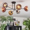 Koyoto Plafoniera, Lampada a sfera 72 cm Oro, Chiaro, Ramato, Grigio fumo, 6-Luci