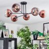 Koyoto Plafoniera, Lampada a sfera 78 cm Chiaro, Ramato, 6-Luci