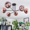 Koyoto Plafoniera, Lampada a sfera 78 cm Chiaro, Ramato, 6-Luci
