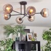 Koyoto Plafoniera, Lampada a sfera 78 cm Chiaro, Grigio fumo, 6-Luci