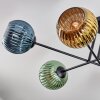 Koyoto Plafoniera, Lampada a sfera 78 cm Blu, Oro, Verde, 6-Luci
