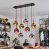 Gastor Lampadario a sospensione, Lampada a sfera, Lampada a sospensione Cromo, Oro, Chiaro, Ramato, Grigio fumo, 8-Luci
