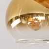 Koyoto Plafoniera, Lampada a sfera 40 cm Écru, Nero, 3-Luci