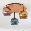 Koyoto Plafoniera, Lampada a sfera 40 cm Écru, Nero, 3-Luci