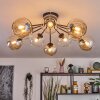 Koyoto Plafoniera, Lampada a sfera 81 cm Ambrato, Chiaro, 10-Luci