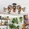 Koyoto Plafoniera, Lampada a sfera 81 cm Oro, Chiaro, Ramato, Grigio fumo, 10-Luci