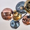 Ripoll Plafoniera, Lampada a sfera Blu, Oro, Ramato, 12-Luci