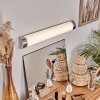 Morges Lampada da specchio LED Cromo, Bianco, 1-Luce