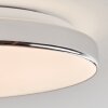Makak Plafoniera LED Cromo, Bianco, 1-Luce