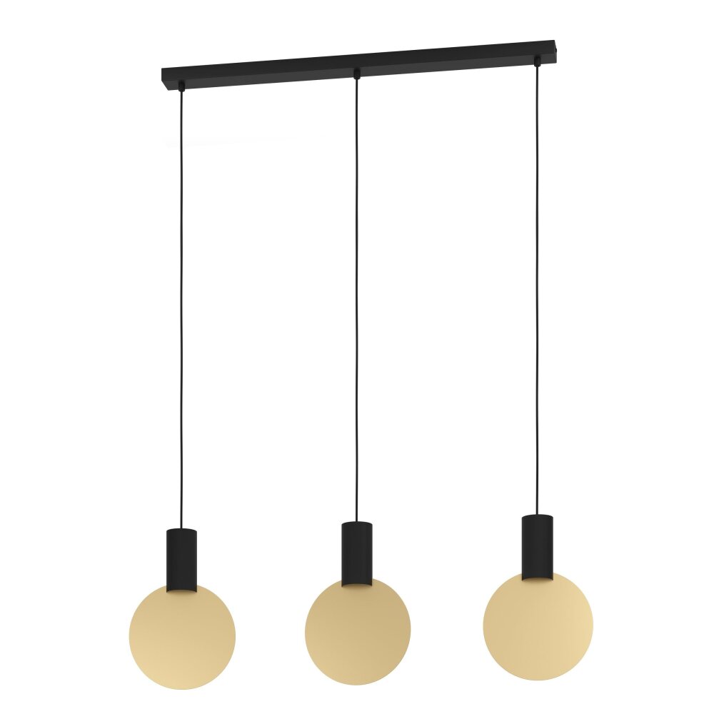 Illuminazione Eglo SARONA Nero, 3-Luci main product photo