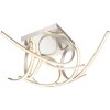 Globo CAGUA Plafoniera LED Nichel opaco, 1-Luce