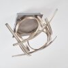 Felin Plafoniera LED Nichel opaco, 1-Luce