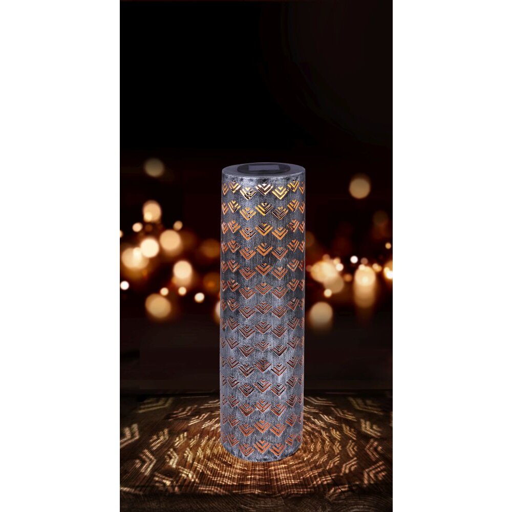 Globo REX Lampada solare LED Argento, 1-Luce main product photo