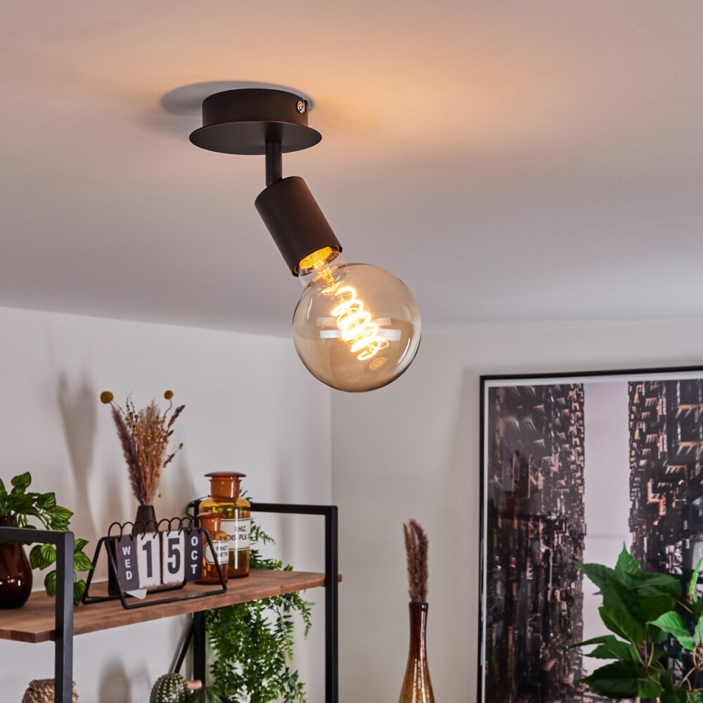 Cacoq Plafoniera Nero, 1-Luce main product photo