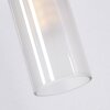 Morges Lampada da specchio LED Marrone scuro, Nichel opaco, 2-Luci