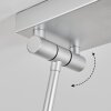 Anneau Plafoniera LED Cromo, Argento, 2-Luci