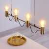 Gnarp Lampada a Sospensione Nero-Oro, 4-Luci