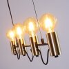 Gnarp Lampada a Sospensione Nero-Oro, 4-Luci