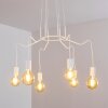 Cuyama Lampadario a sospensione Bianco, 6-Luci
