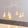 Cuyama Lampadario a sospensione Bianco, 6-Luci