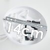 Cuyama Lampadario a sospensione Bianco, 6-Luci