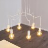 Cuyama Lampadario a sospensione Bianco, 6-Luci