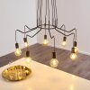 Cuyama Lampadario a sospensione Nero, 8-Luci